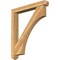 Ekena Millwork Westlake Arts and Crafts Rough Sawn Bracket w/ Offset Brace, Western Red Cedar, 6"W x 42"D x 48"H BKT0604X42X48WTL03RWR - alternate 1